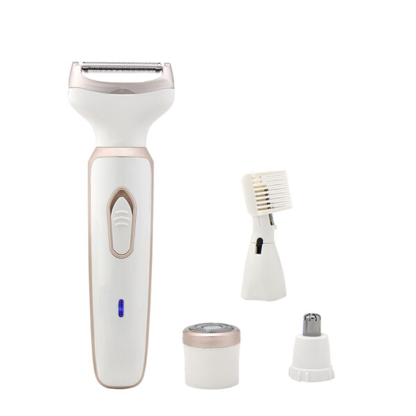 Depiladora Eléctrica 4 en 1 Facial y Corporal Recargable para Mujer