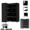 Closet Armario Esquinero de Tela Plegable