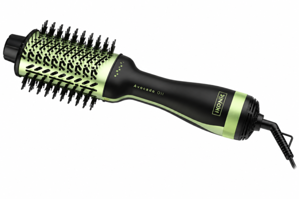 Cepillo secador de cabello de 1300W con tecnología iónica y revestimiento de cerámica.